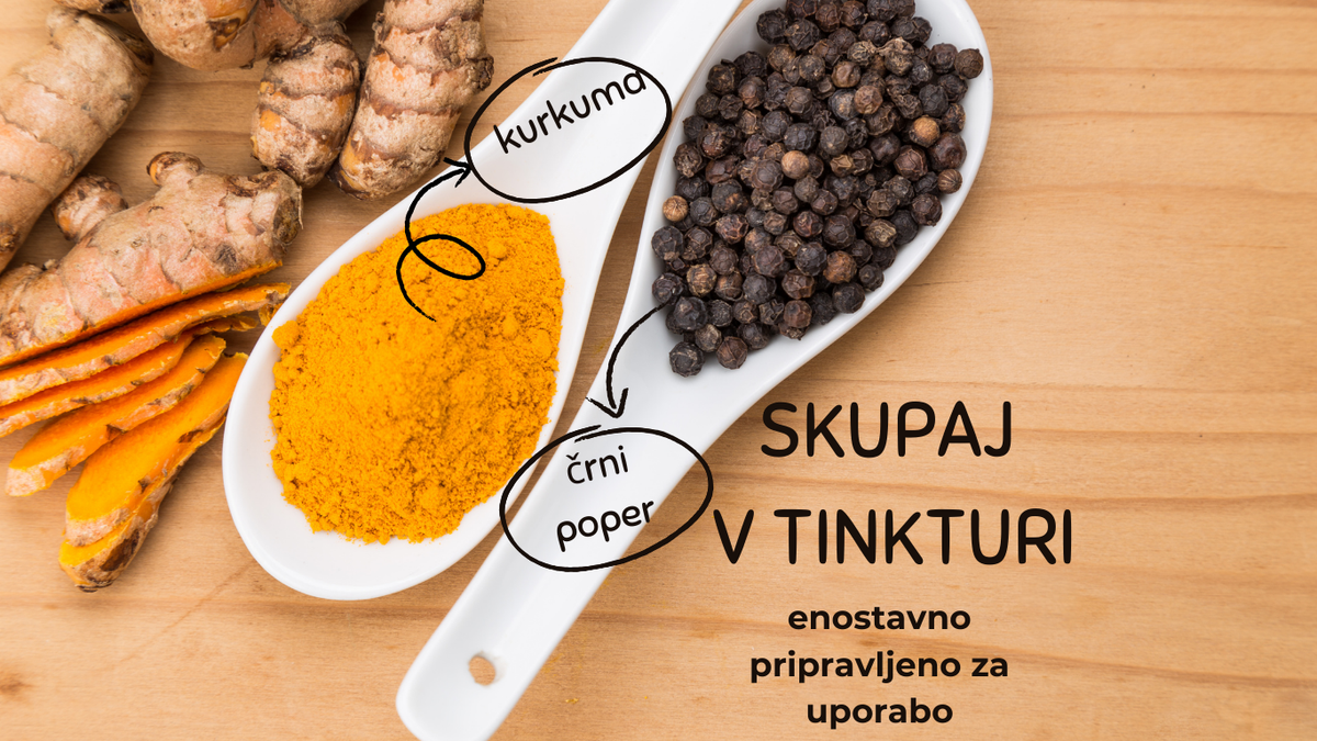 HILTON HERBS Kurkuma in črni poper tinktura 1l