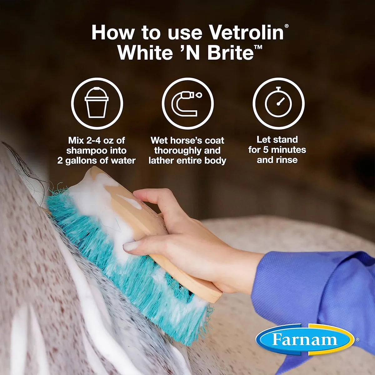 FARNAM VETROLIN White n Bright šampon 1l